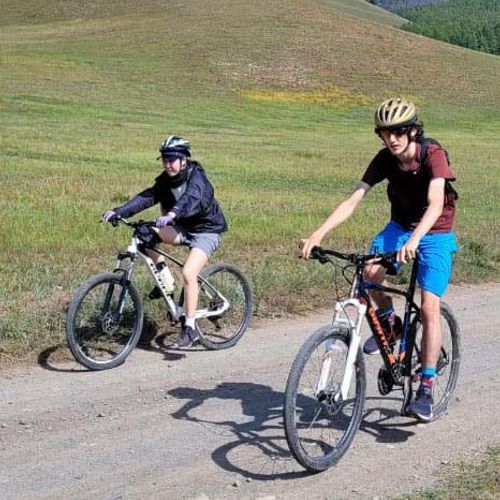 Cycling in Central Mongolia