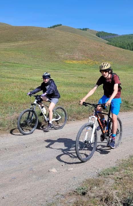 Cycling in Central Mongolia
